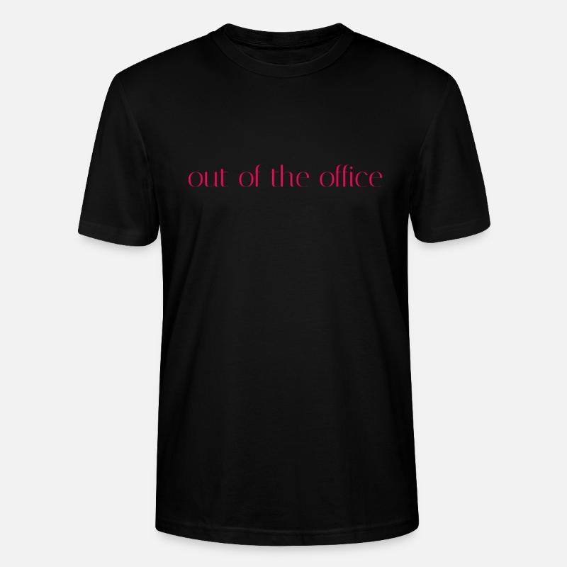 Absent du bureau 3 - T-shirt bio CRAFTER Stanley Stella Unisexe - noir