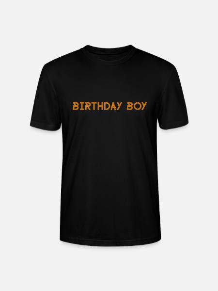 Birthday Boy - Stanley/Stella CRAFTER Unisex Organic T-Shirt - black