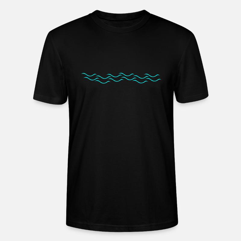 wasser - Stanley/Stella Unisex Bio-T-Shirt CRAFTER - Schwarz