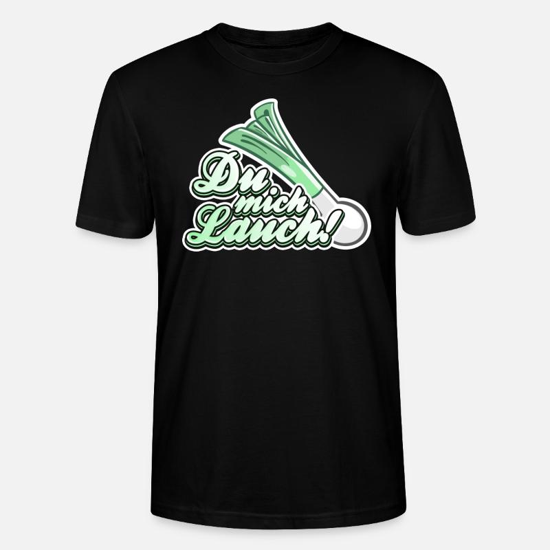 Du mich Lauch - Stanley/Stella Unisex Bio-T-Shirt CRAFTER - Schwarz