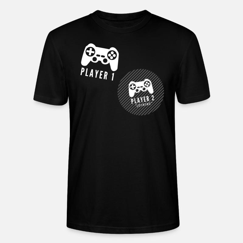 Player 2 joining - Stanley/Stella Unisex Bio-T-Shirt CRAFTER - Schwarz