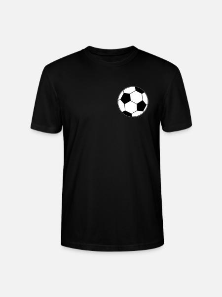 Fußball Ball  - Stanley/Stella Unisex Bio-T-Shirt CRAFTER - Schwarz