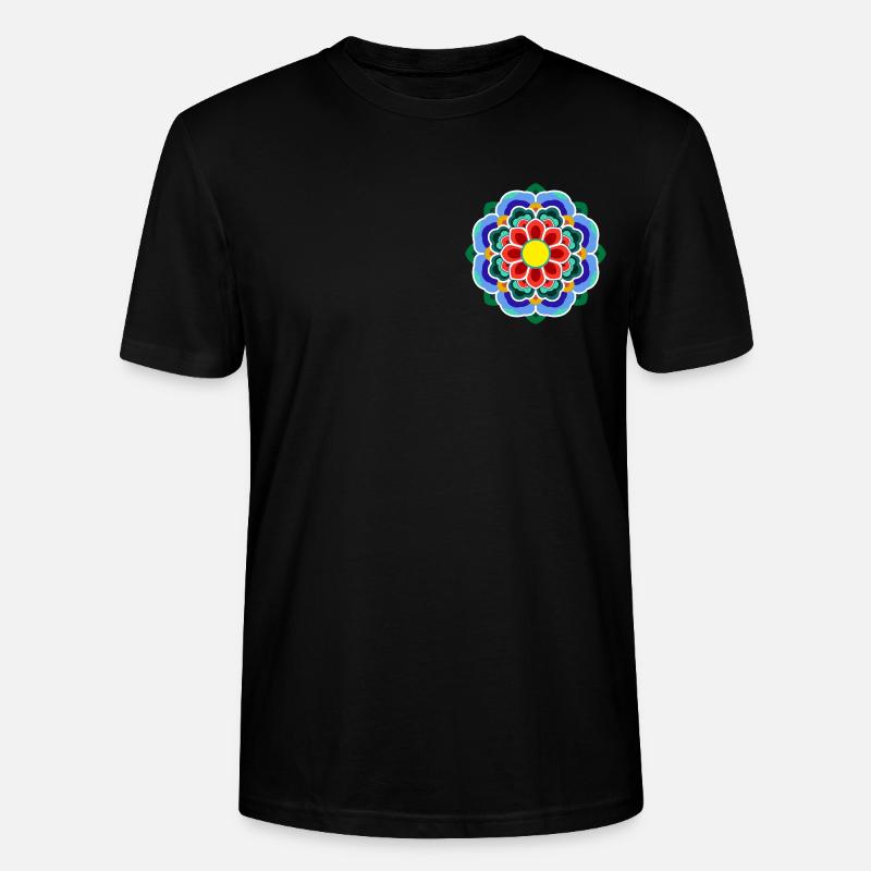 Dancheong 단청 - single (Ver.4) - Stanley/Stella Unisex Bio-T-Shirt CRAFTER - Schwarz
