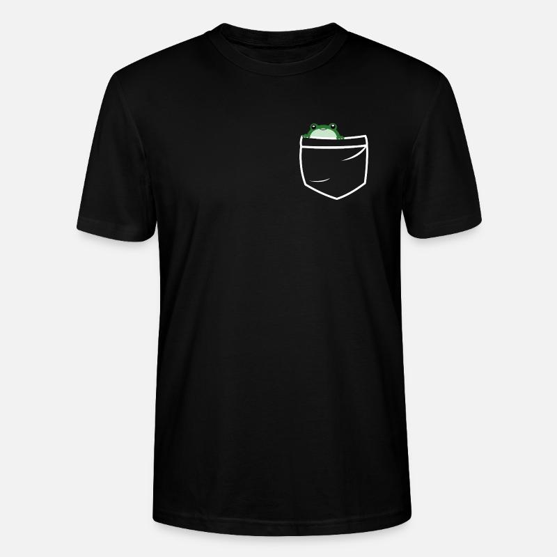 Frog pockets - Stanley/Stella Unisex Bio-T-Shirt CRAFTER - Schwarz