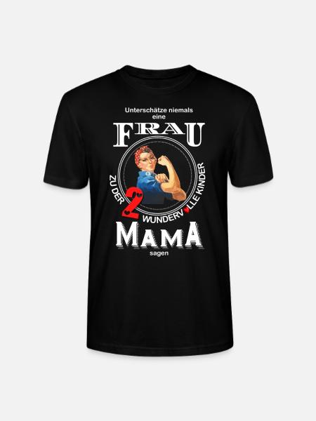 Mama - Stanley/Stella Unisex Bio-T-Shirt CRAFTER - Schwarz