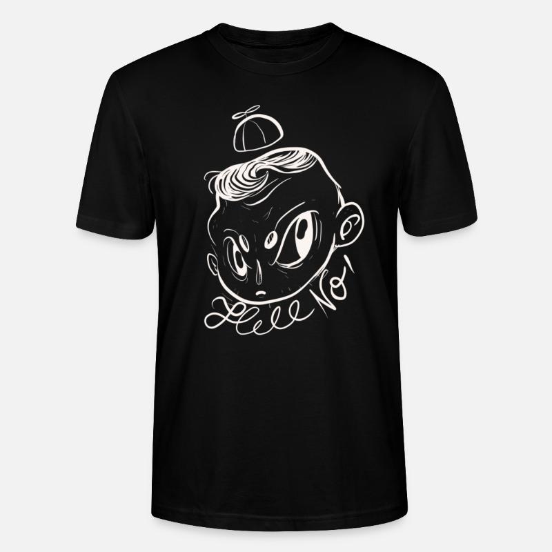 Hell no - Stanley/Stella CRAFTER Unisex Organic T-Shirt - black
