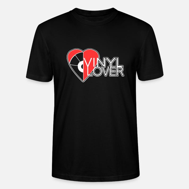 Vinyl - Vinyllover - Lover - Stanley/Stella Unisex Bio-T-Shirt CRAFTER - Schwarz