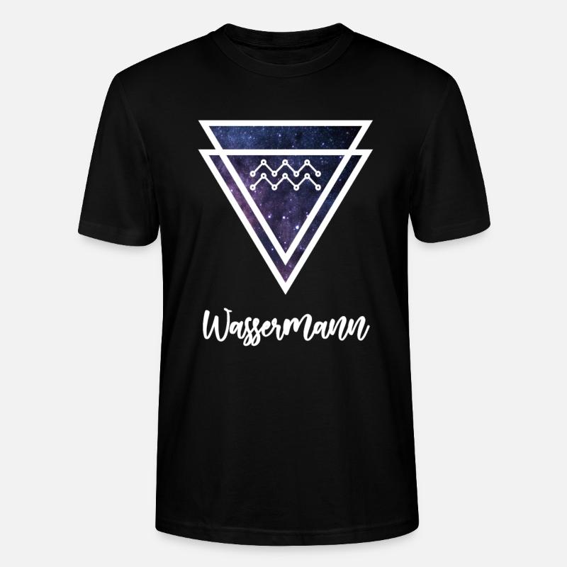 Wassermann - Stanley/Stella Unisex Bio-T-Shirt CRAFTER - Schwarz