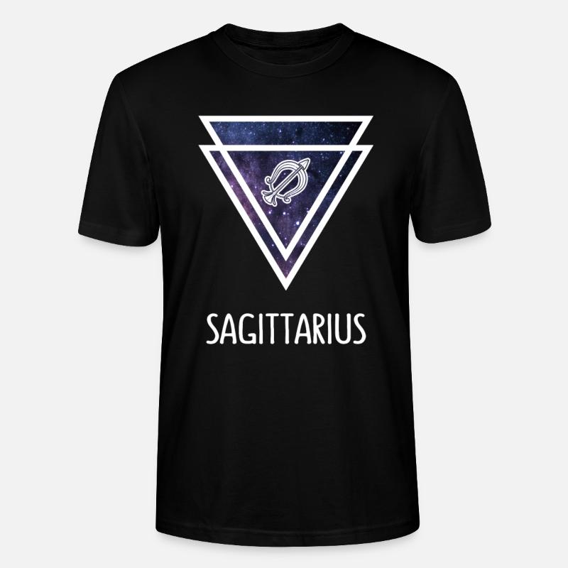 Sternzeichen Sagittarius - Stanley/Stella Unisex Bio-T-Shirt CRAFTER - Schwarz