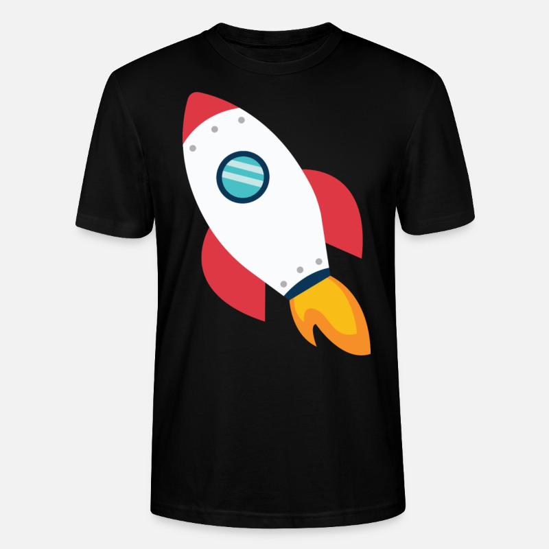 fusée - T-shirt bio CRAFTER Stanley Stella Unisexe - noir