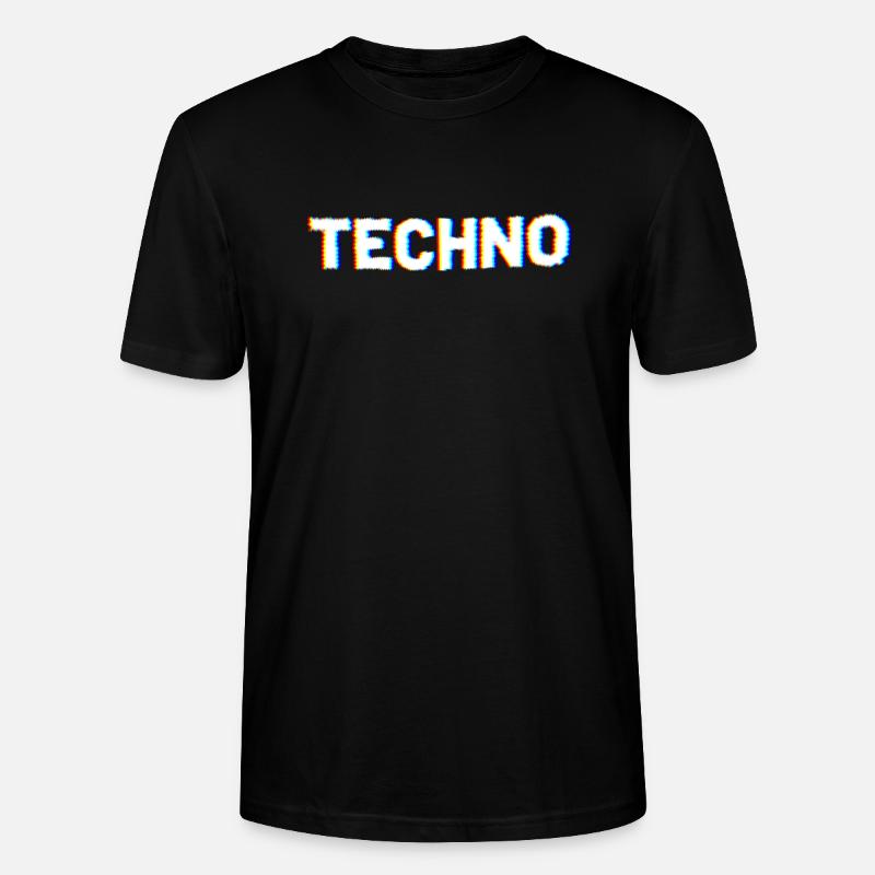 Techno - Stanley/Stella Unisex Bio-T-Shirt CRAFTER - Schwarz