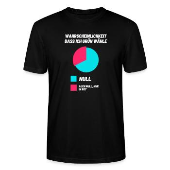 Grüne Demo Politik Wählen grundrechte freiheit - Stanley/Stella Unisex Bio-T-Shirt CRAFTER - Schwarz - Vorne - Alina (178cm) & Michal (187cm)
