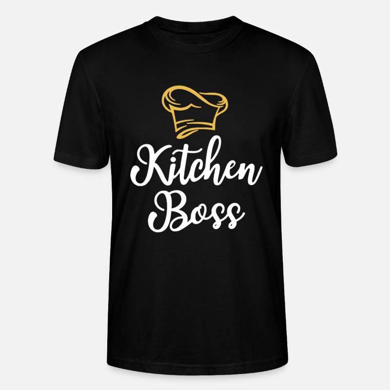 Chef de cuisine Cuisson Cuisson - T-shirt bio CRAFTER Stanley Stella Unisexe - noir