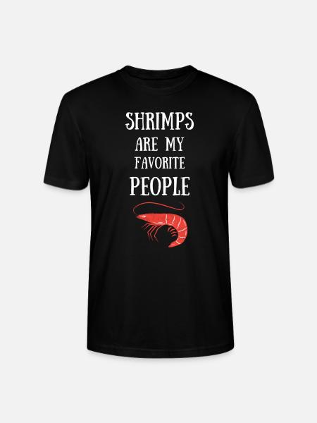 Shrimp shrimp aquarium crab animal - Stanley/Stella CRAFTER Unisex Organic T-Shirt - black