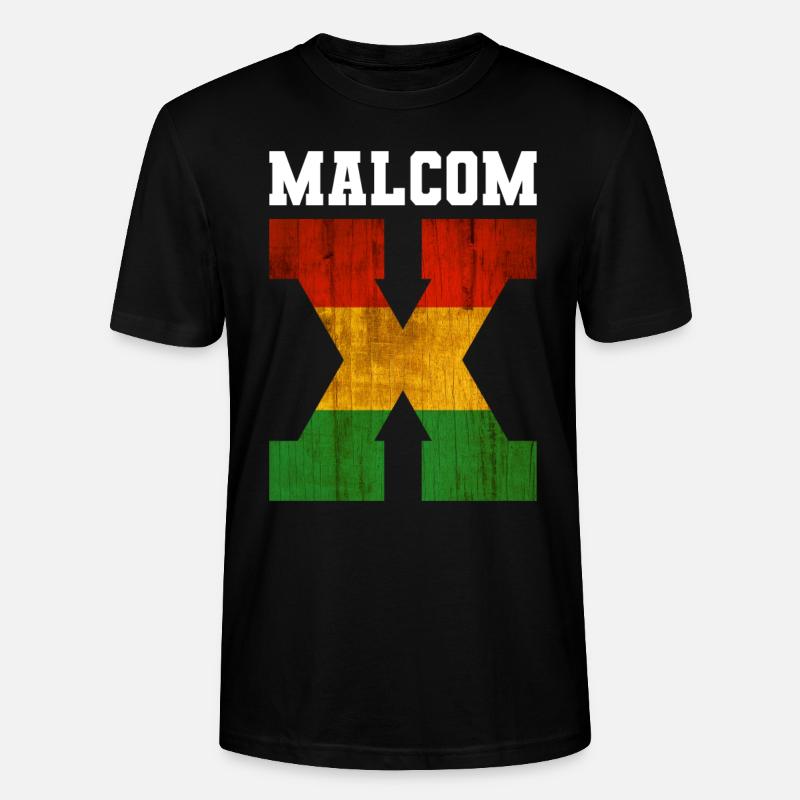 MALCOM X - T-shirt bio CRAFTER Stanley Stella Unisexe - noir