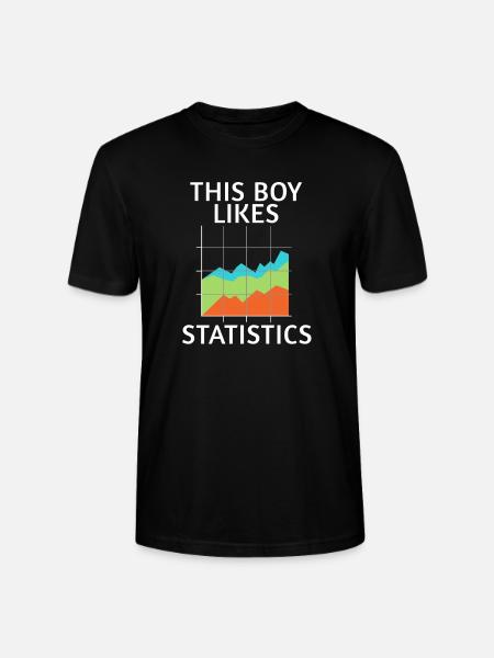 Data Science Statistics Ironic Statistician - Stanley/Stella CRAFTER Unisex Organic T-Shirt - black