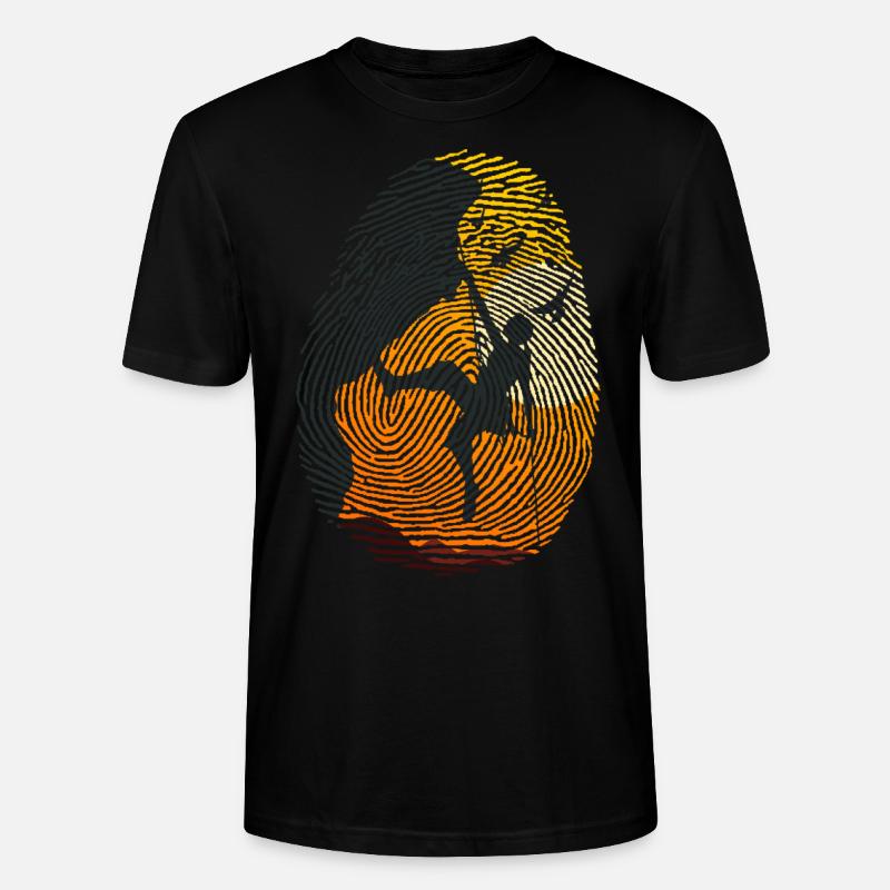 CLIMB escalade grimper roc escalader - T-shirt bio CRAFTER Stanley Stella Unisexe - noir