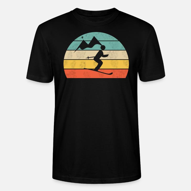Ski - Stanley/Stella Unisex Bio-T-Shirt CRAFTER - Schwarz