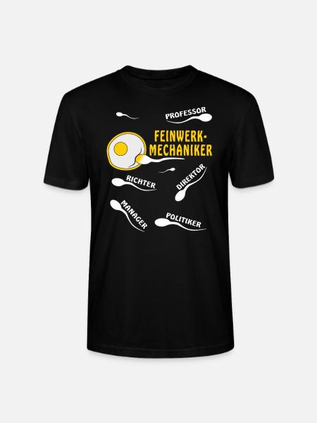 FEINWERKMECHANIKER - Stanley/Stella Unisex Bio-T-Shirt CRAFTER - Schwarz