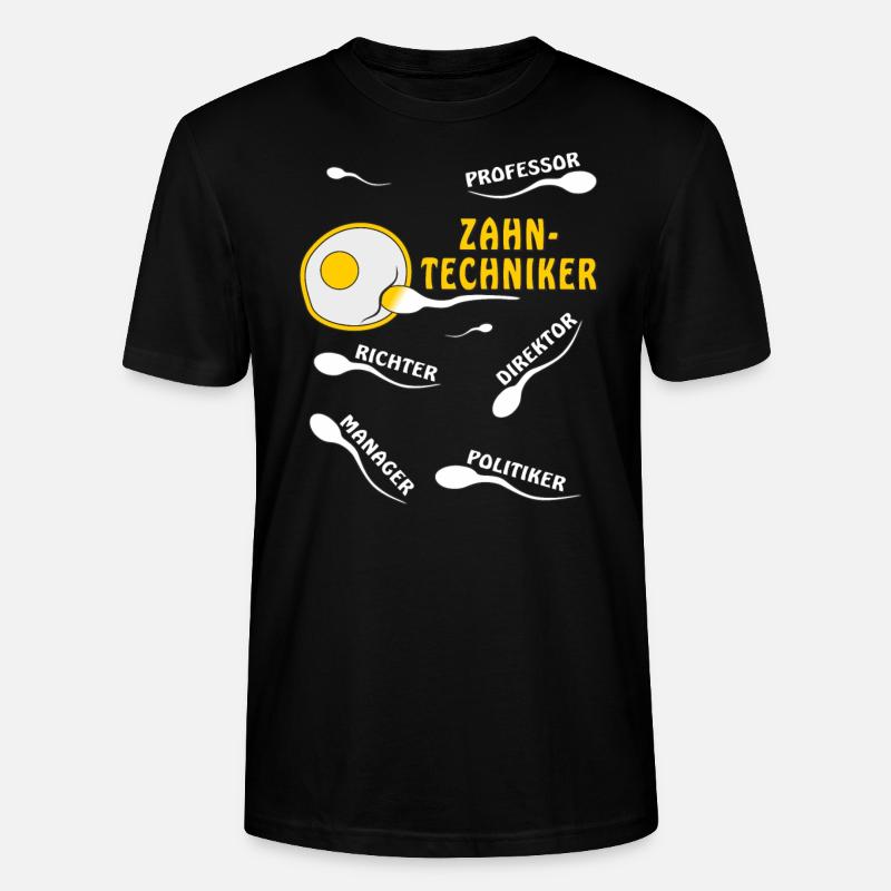 ZAHNTECHNIKER - Stanley/Stella Unisex Bio-T-Shirt CRAFTER - Schwarz