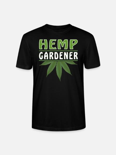 HEMP GARDENER - Stanley/Stella CRAFTER Unisex Organic T-Shirt - black