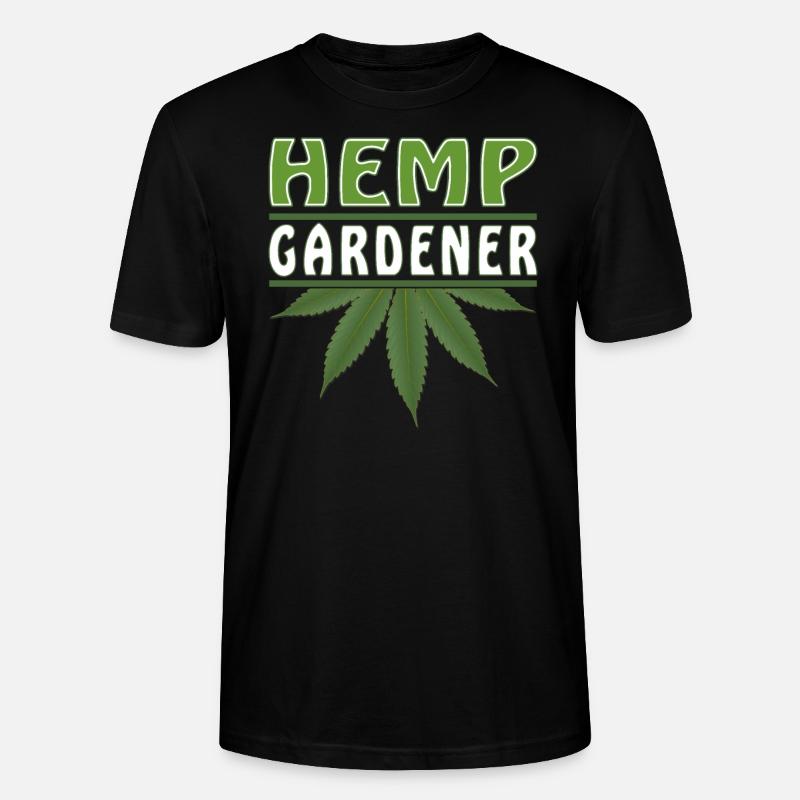 HEMP GARDENER - Stanley/Stella Unisex Bio-T-Shirt CRAFTER - Schwarz
