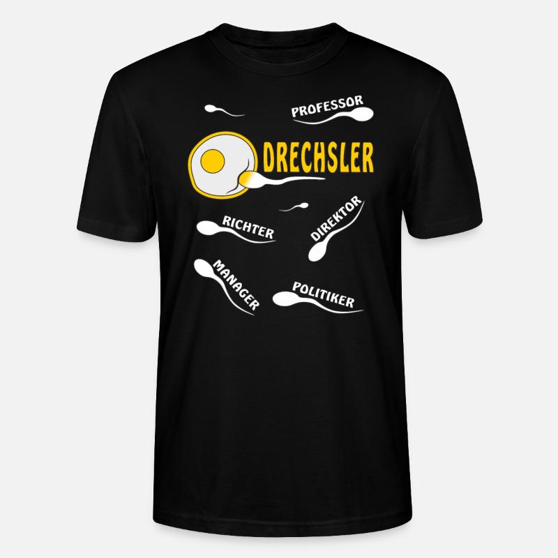 DRECHSLER - Stanley/Stella Unisex Bio-T-Shirt CRAFTER - Schwarz