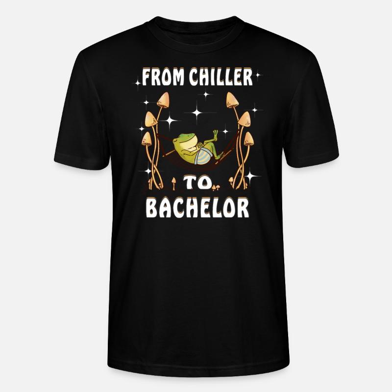 FROM CHILLER TO BACHELOR - Stanley/Stella Unisex Bio-T-Shirt CRAFTER - Schwarz