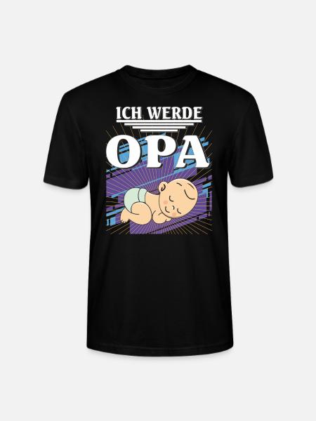 ICH WERDE OPA - Stanley/Stella Unisex Bio-T-Shirt CRAFTER - Schwarz