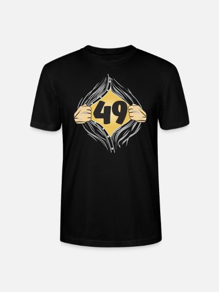 49 PUT ON SHIRT - Stanley/Stella CRAFTER Unisex Organic T-Shirt - black