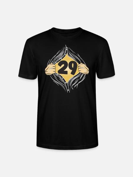 29 HEMD AUFZIEHEN - Stanley/Stella Unisex Bio-T-Shirt CRAFTER - Schwarz