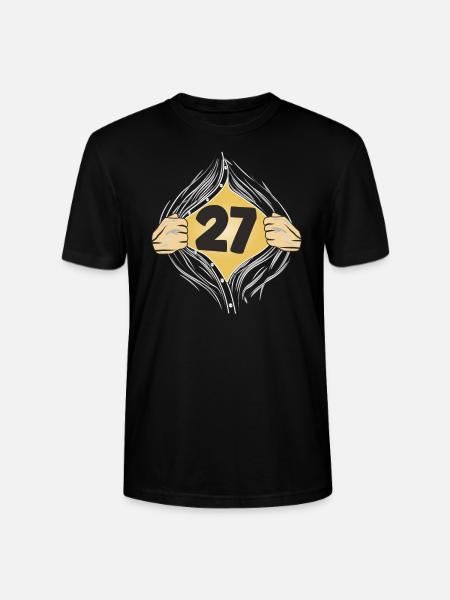 27 PUT ON SHIRT - Stanley/Stella CRAFTER Unisex Organic T-Shirt - black