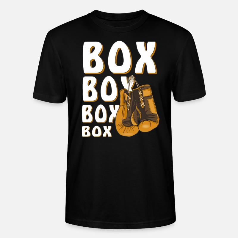 BOXHANDSCHUHE BOX - Stanley/Stella Unisex Bio-T-Shirt CRAFTER - Schwarz