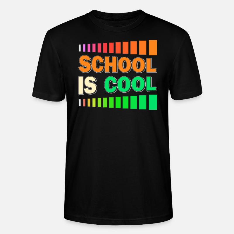 L’ÉCOLE, C’EST COOL - T-shirt bio CRAFTER Stanley Stella Unisexe - noir