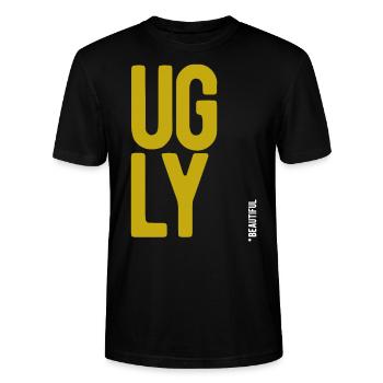 ThinkBick 118 - Stanley/Stella Unisex Bio-T-Shirt CRAFTER - Schwarz - Vorne - Alina (178cm) & Michal (187cm)