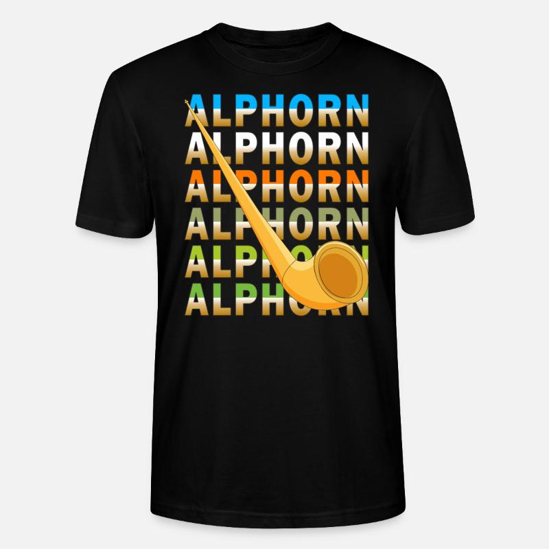 ALPHORN - Stanley/Stella Unisex Bio-T-Shirt CRAFTER - Schwarz