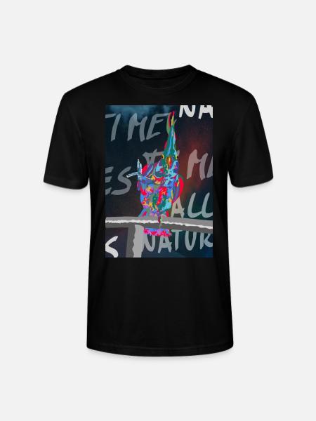 Cockatoo Parrot Art Image - Stanley/Stella CRAFTER Unisex Organic T-Shirt - black