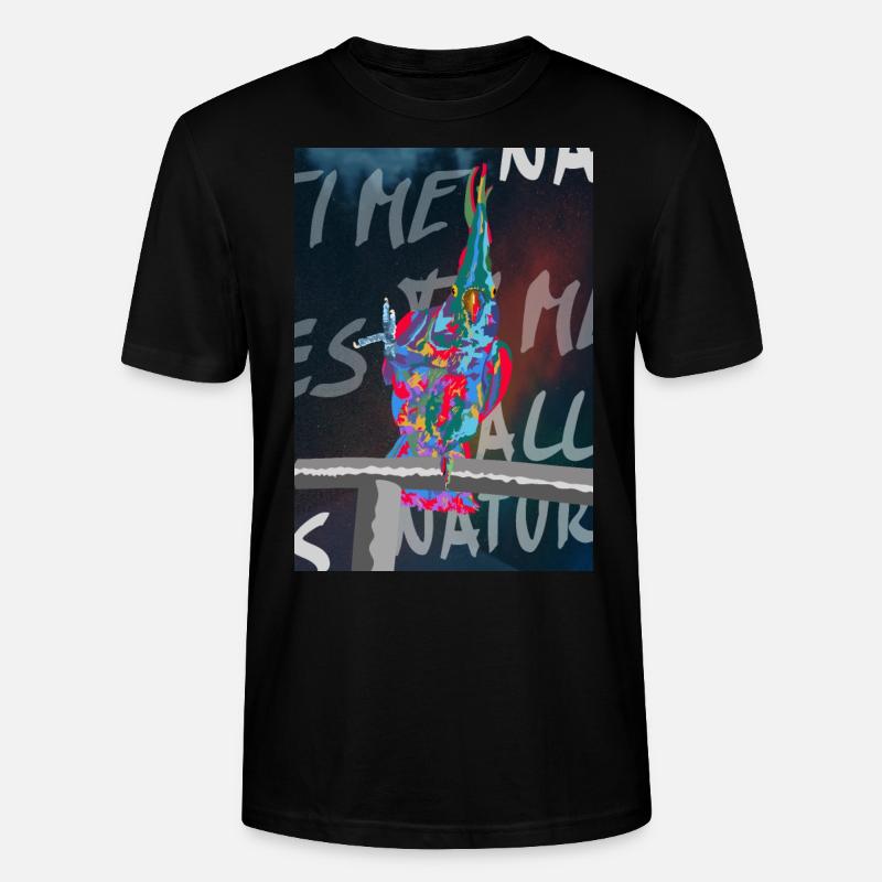 Kakadu Papagei Kunst Bild - Stanley/Stella Unisex Bio-T-Shirt CRAFTER - Schwarz