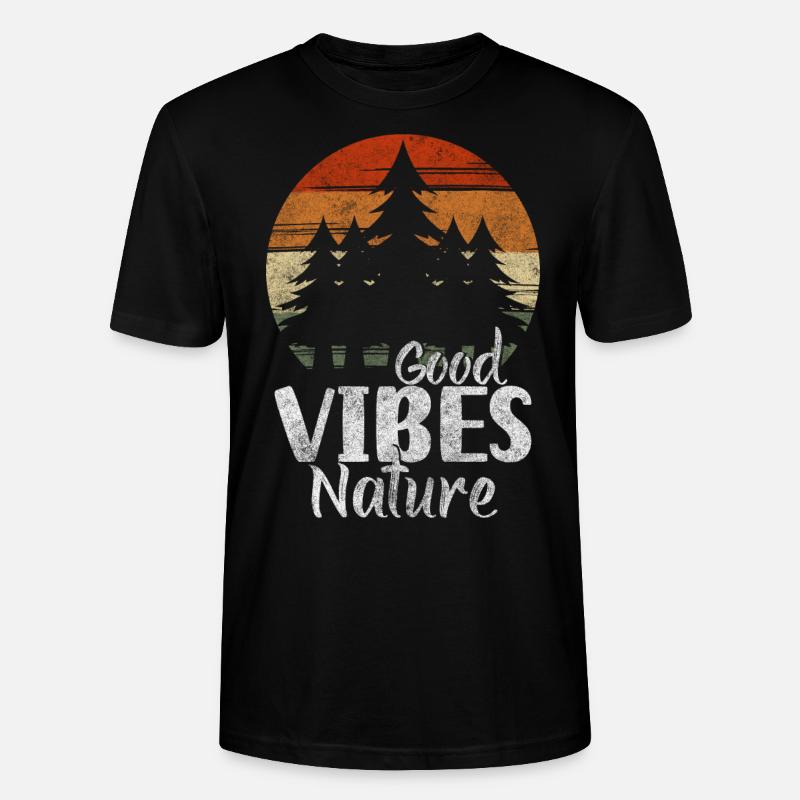 Tree Planet Hunter - Stanley/Stella CRAFTER Unisex Organic T-Shirt - black
