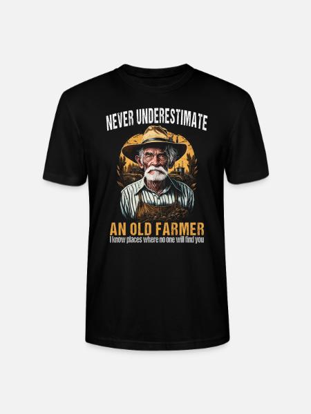 Bauer - Landwirt - Farmer - Stanley/Stella Unisex Bio-T-Shirt CRAFTER - Schwarz