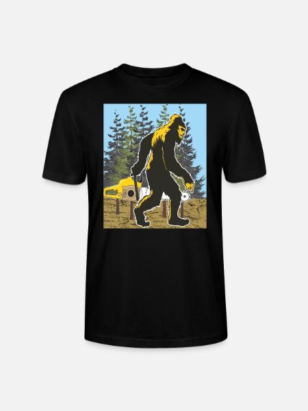 BIGFOOT CHAINSAW - Stanley/Stella CRAFTER Unisex Organic T-Shirt - black