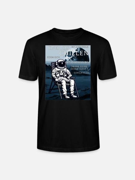 ASTRONAUT GARTENSTUHL CHILLEN - Stanley/Stella Unisex Bio-T-Shirt CRAFTER - Schwarz