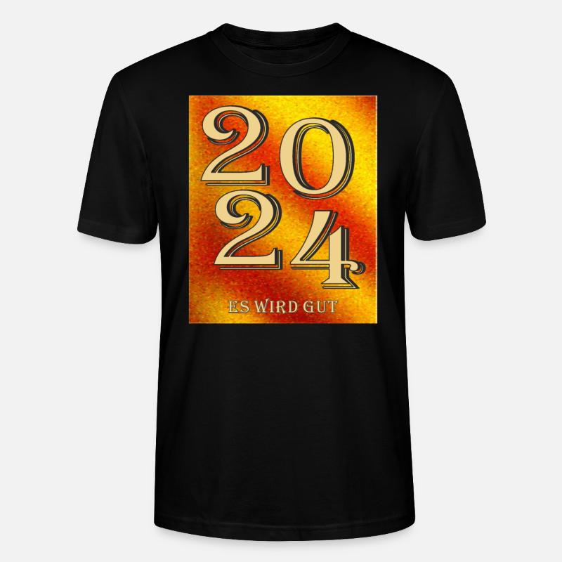 2024 ES WIRD GUT - Stanley/Stella Unisex Bio-T-Shirt CRAFTER - Schwarz