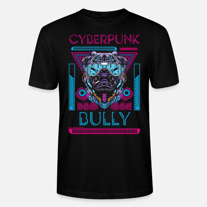 Cyborg Android Néon - T-shirt bio CRAFTER Stanley Stella Unisexe - noir