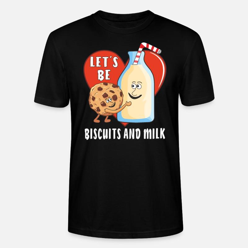 LET'S BE BISCUITS AND MILK - Stanley/Stella Unisex Bio-T-Shirt CRAFTER - Schwarz