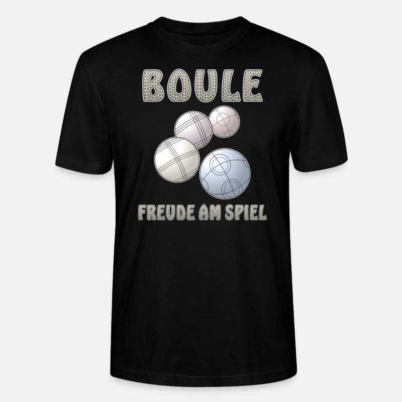 BOULE FREUDE AM SPIEL - Stanley/Stella Unisex Bio-T-Shirt CRAFTER - Schwarz