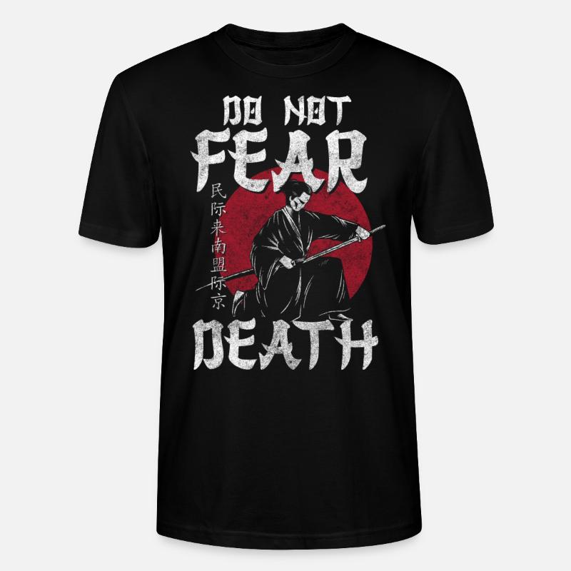 Samurai Schwert Mut Ronin - Stanley/Stella Unisex Bio-T-Shirt CRAFTER - Schwarz