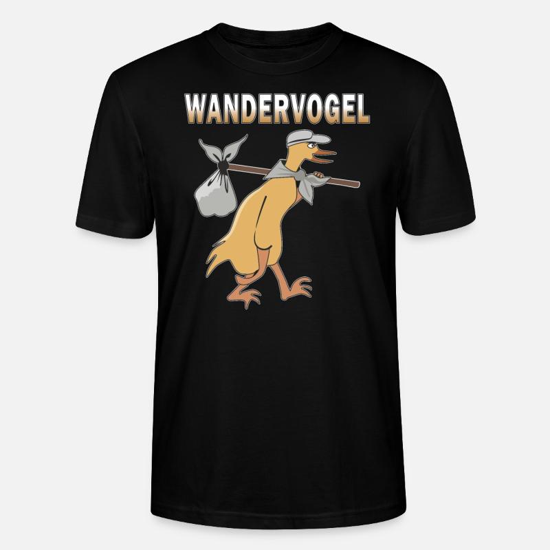 WANDERVOGEL - Stanley/Stella Unisex Bio-T-Shirt CRAFTER - Schwarz