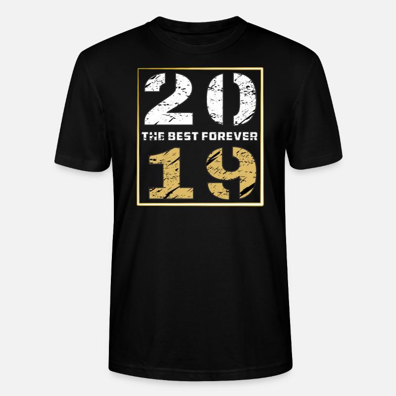 THE BEST FOREVER 2019 - Stanley/Stella Unisex Bio-T-Shirt CRAFTER - Schwarz