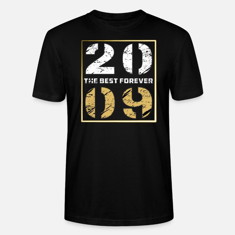 THE BEST FOREVER 2009 - Stanley/Stella Unisex Bio-T-Shirt CRAFTER - Schwarz